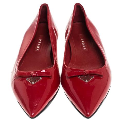 prada red sole shoes|prada backless pointed toe flat.